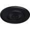 Ekena Millwork Large Floral Ceiling Medallion, Hand-Painted Steel Gray, 41 1/8"OD x 2 1/2"P CM41FLSGS - alternate 4